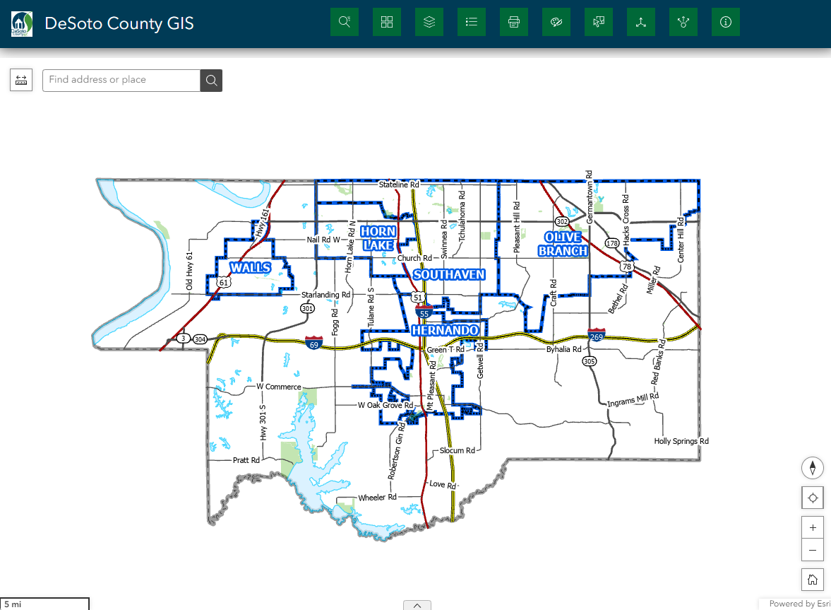 DeSoto County GIS Map