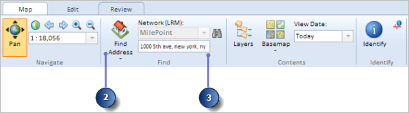 Find Address in Roadway Characteristics Editor Find Address in Roadway Characteristics Editor